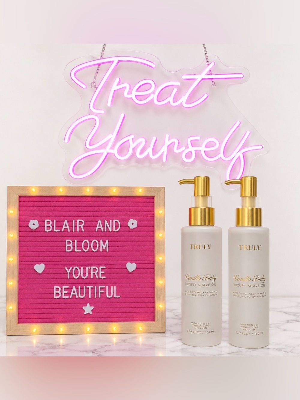 Truly Beauty Vanilla Baby Luxury Shave Oil Bundle